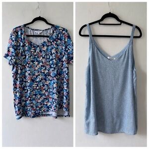 Ricki’s women’s XXLarge (lot of 2) Summer tops tank and T Shirt Casual Everyday